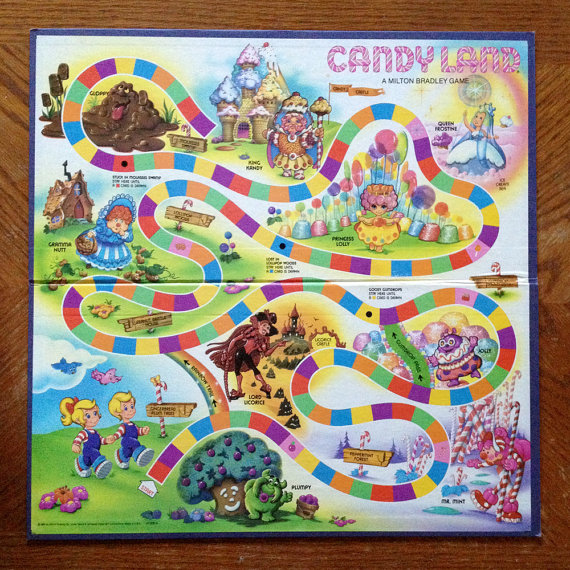 [1984 Candy Land board]