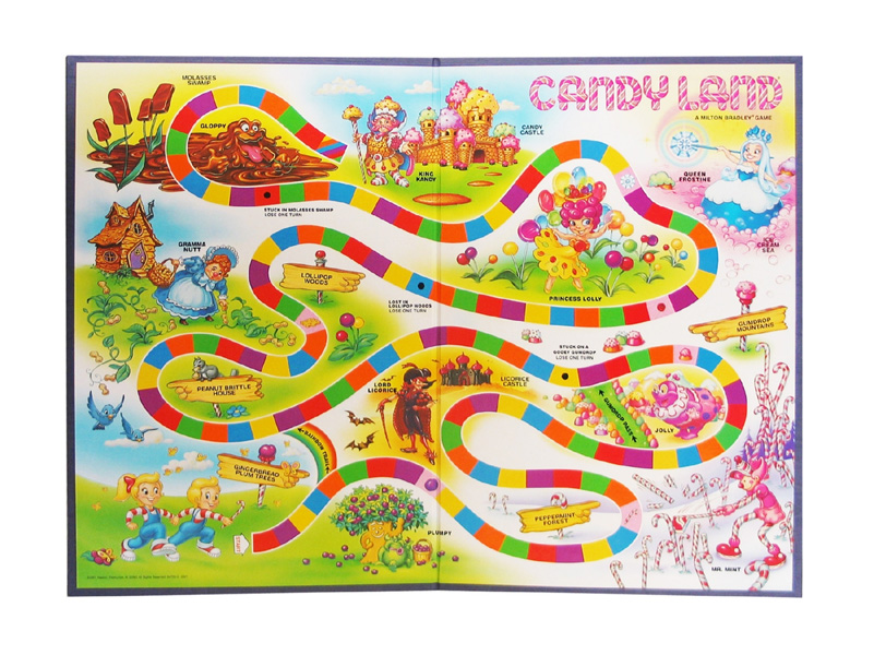 [1997 Candy Land board]