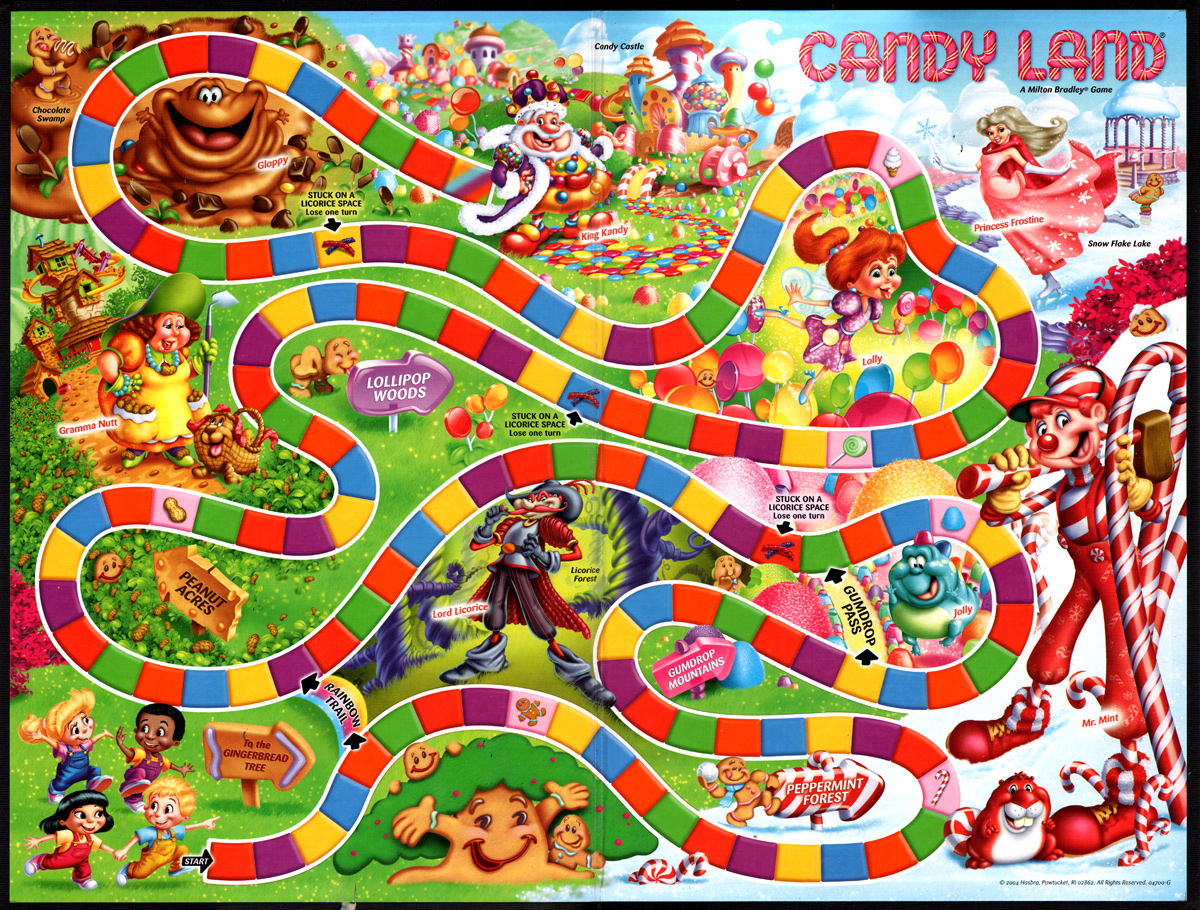 [2004 Candy Land board]