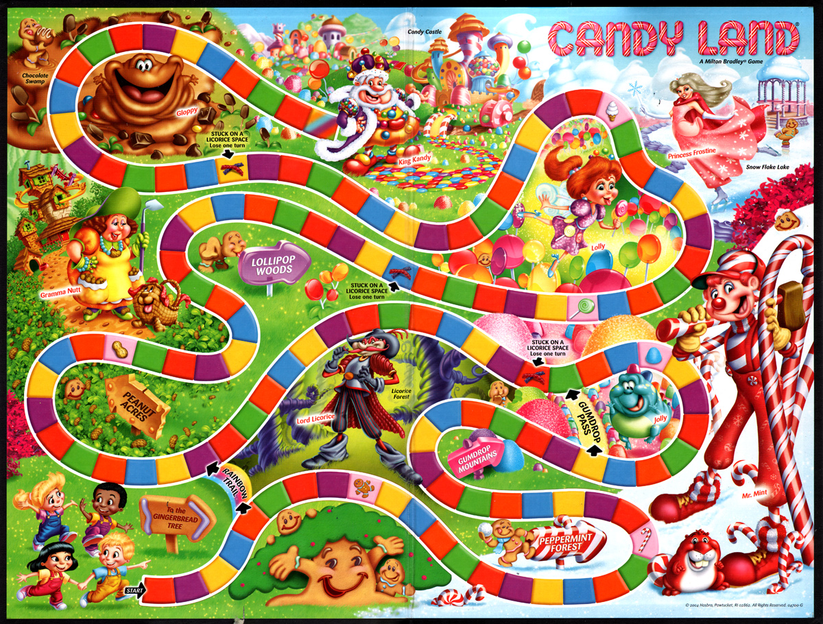 Kim Scarborough: things I like: games: Candy Land: 2004